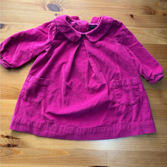 GAP Other - Baby GAP Pink Corduroy Collared Dress With Front Pockets Size 6-12M